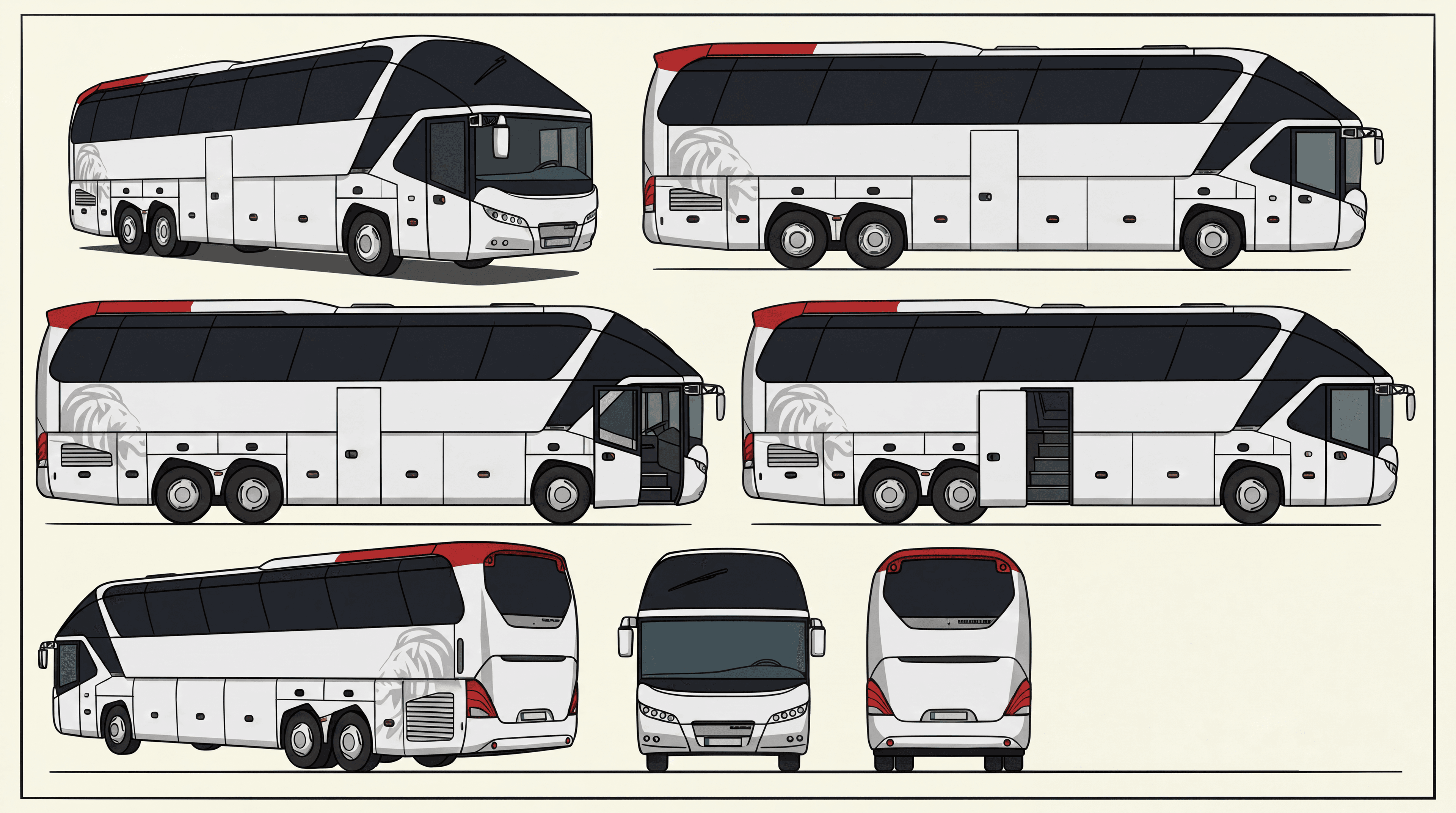 Object sheet for the tour bus
